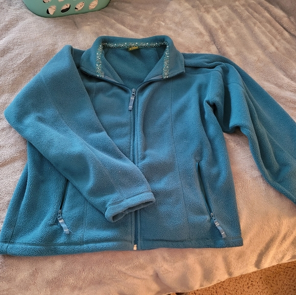 Vintage Cabelas Womens Polartec Fleece Jacket Sz L Full Zip - Picture 7 of 7